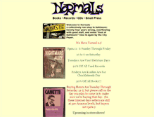 Tablet Screenshot of normals.com